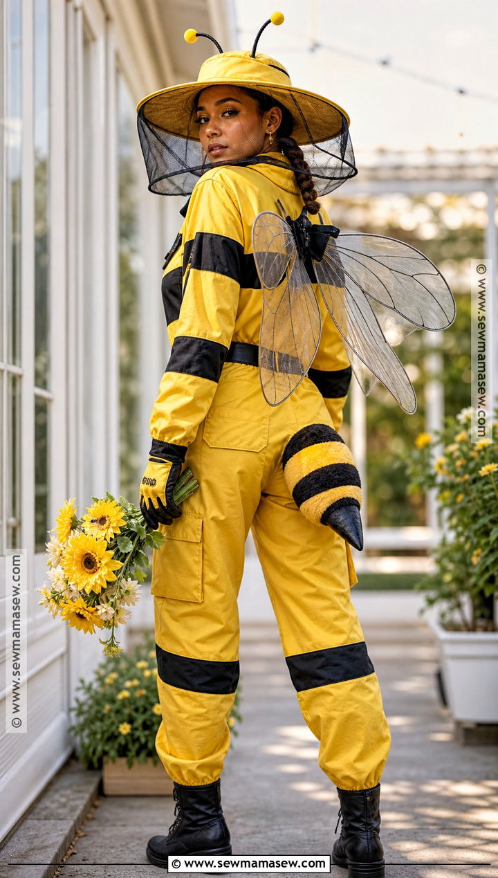 Beekeeper Inspired Bumble Bee Costume - 30 Bumble Bee Costume Ideas for Women