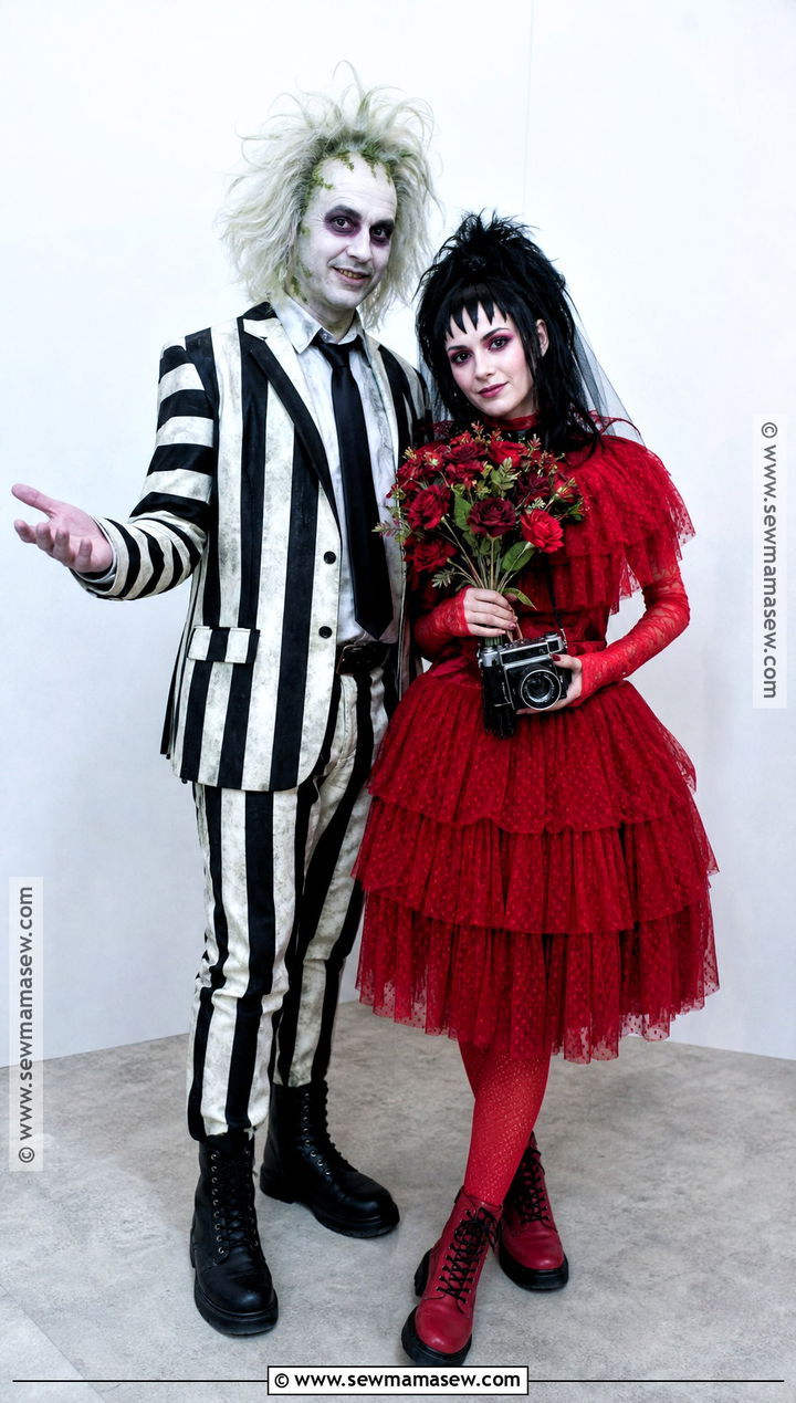 Beetlejuice And Lydia Deetz Couples Cosplay - 35 Couples Cosplay Ideas