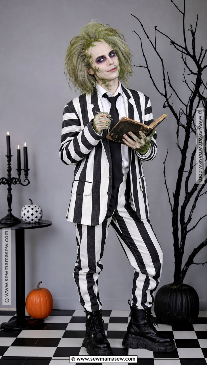 Beetlejuice Costume With Green Hair - 30 green hair costume ideas