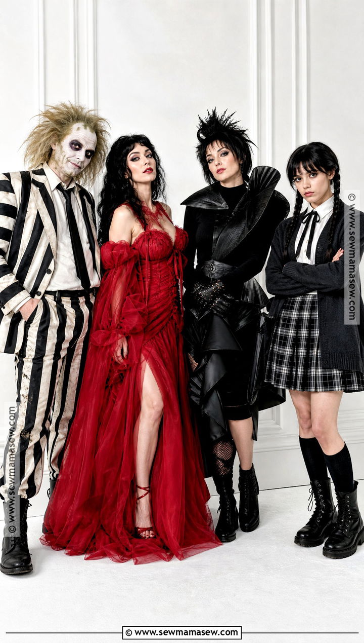 Beetlejuice Group Costume - 35 4 people costume ideas