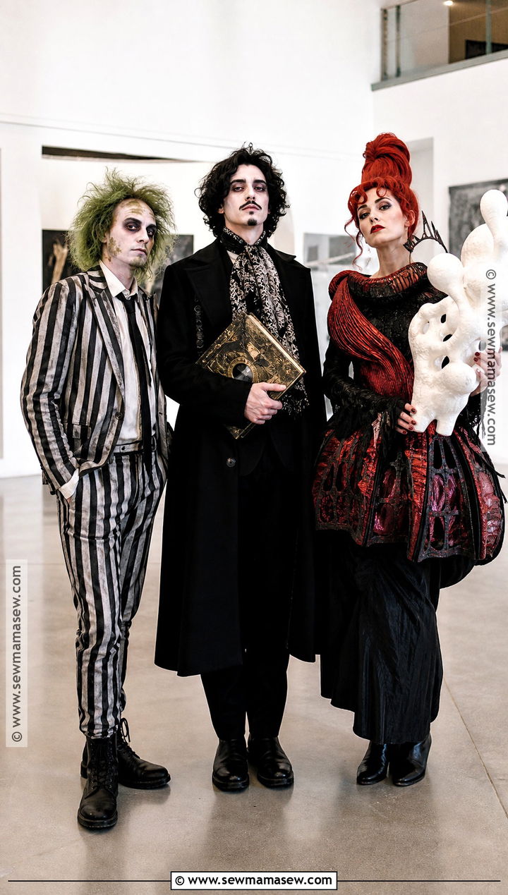 Beetlejuice Otho And Delia Family Costume - 30 beetlejuice family costume ideas