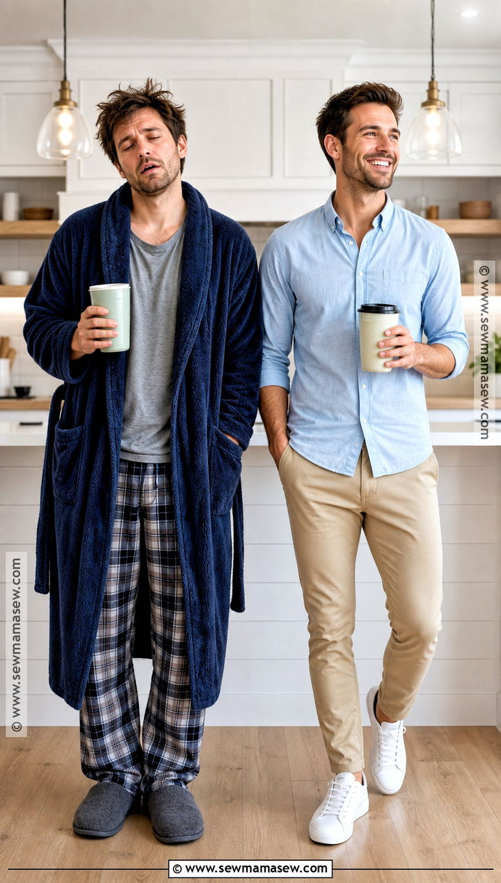 Before And After Coffee Costume - 40 last minute couples costumes