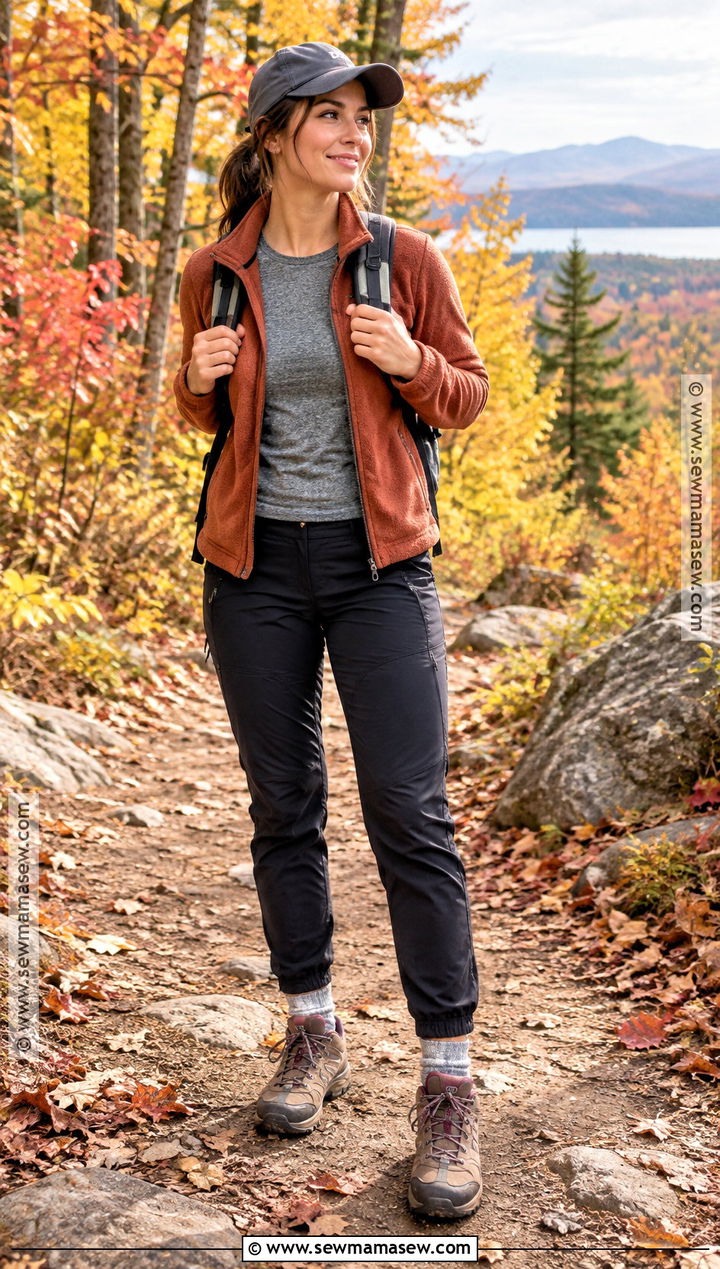 Beginner Fall Hiking Outfit With Trail Shoes - 25 hiking outfit fall ideas