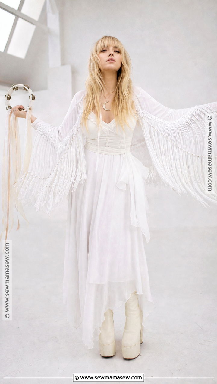 Bella Donna White Dress Costume - 35 stevie nicks costume ideas