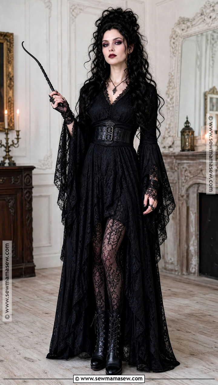 Bellatrix Lestrange Lace Dress Costume - 40 bellatrix lestrange costume ideas