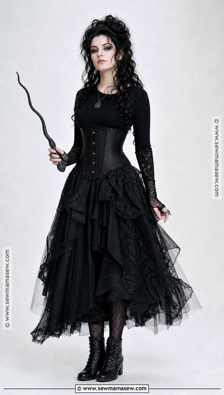 Bellatrix Lestrange Layered Skirt Costume - 40 bellatrix lestrange costume ideas