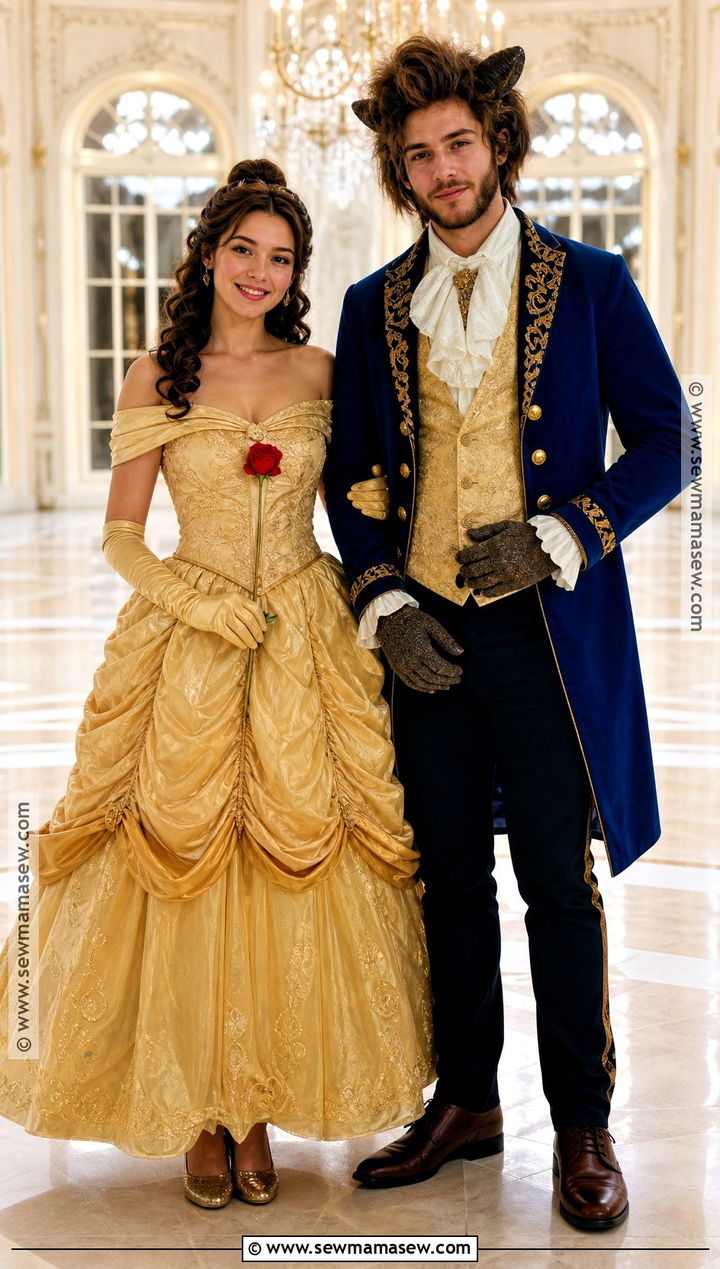 Belle And Beast Couple Costume - 45 belle halloween costume ideas