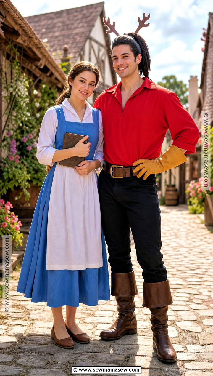 Belle And Gaston Couple Costume - 45 belle halloween costume ideas