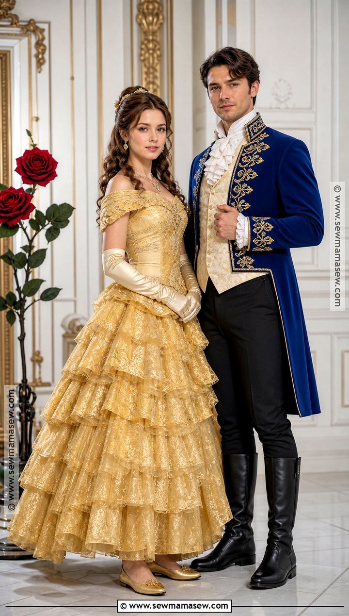 Belle And Human Prince Couple Costume - 40 Beauty And The Beast Costume Ideas