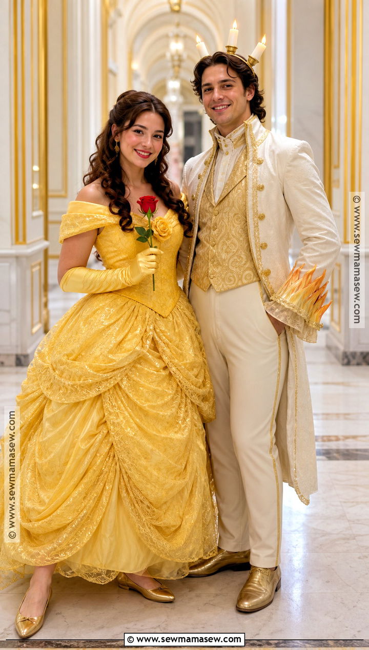 Belle And Lumiere Duo Costume - 45 belle halloween costume ideas