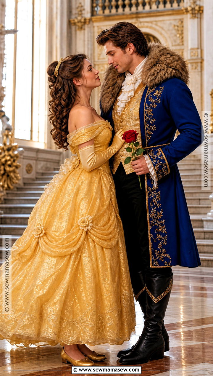Belle And The Beast Costume - 30 movie costume ideas for couples
