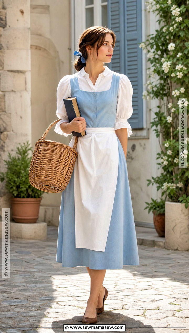 Belle Blue Village Costume - 30 Disney Princess Costume Ideas