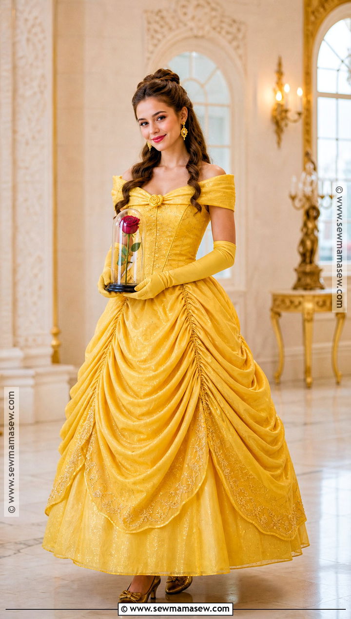 Belle Costume - 30 Easy Disney Character Costumes