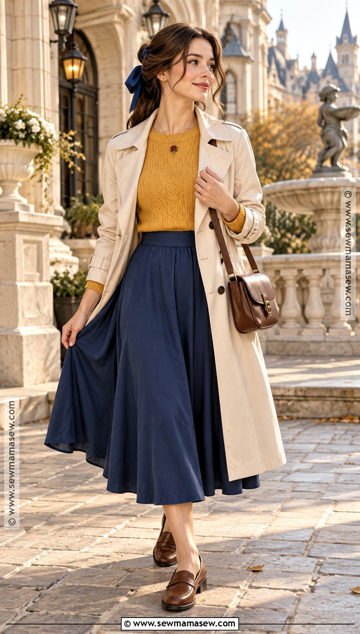 Belle DisneyBound Fall Outfit - 20 Disney Fall Outfit Ideas for Women