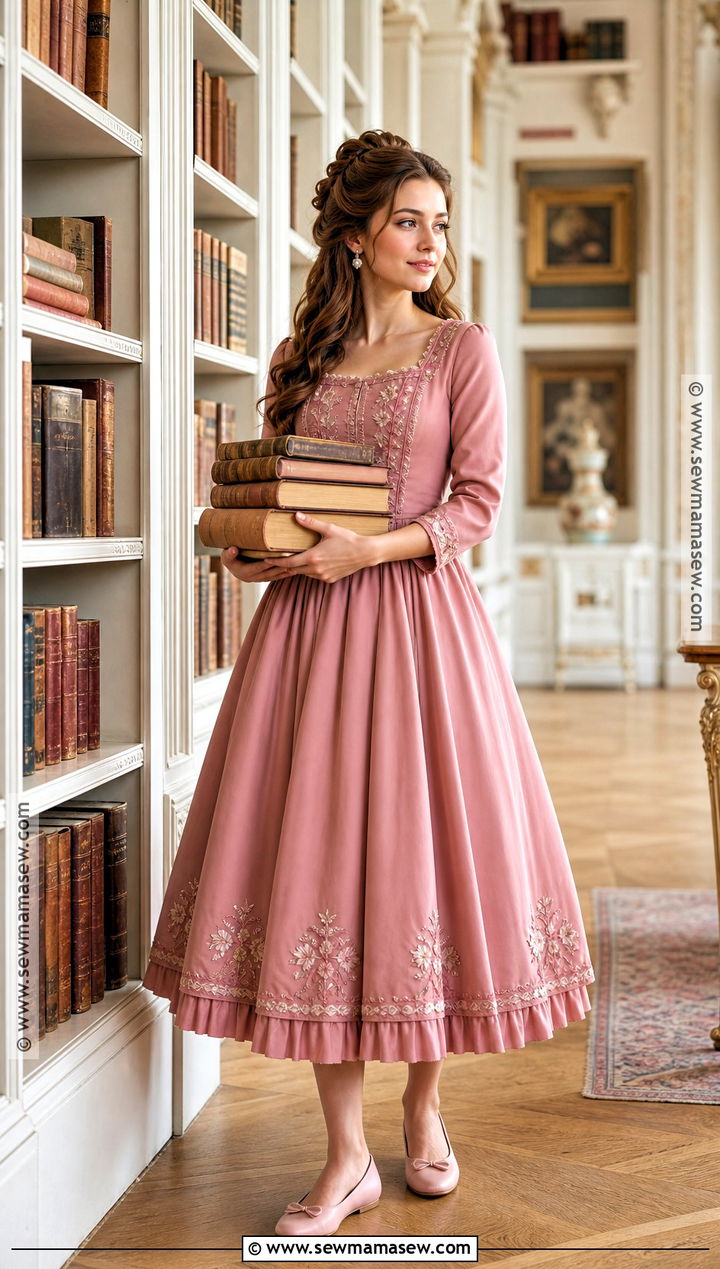 Belle Library Dress Costume - 40 Beauty And The Beast Costume Ideas