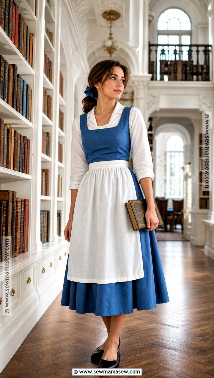 Belle Village Dress Costume - 30 Simple Disney Costumes