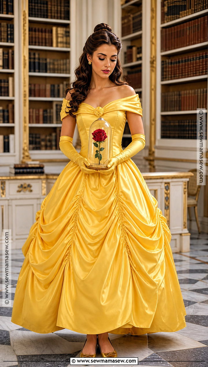 Belle Yellow Ball Gown Costume - 50 iconic halloween costumes