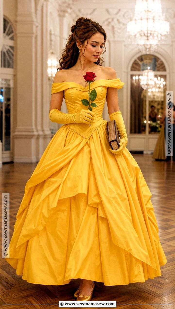 Belle Yellow Ball Gown Costume - 30 movie character costumes for females