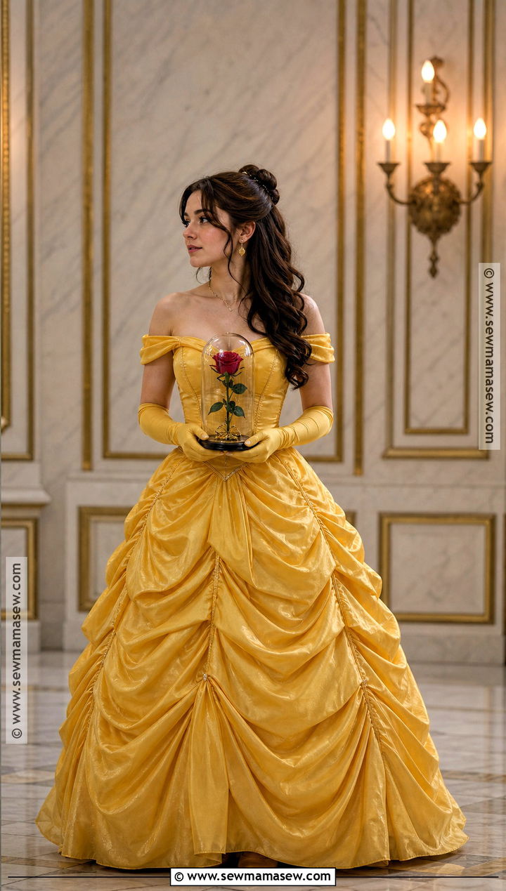 Belle Yellow Cosplay Dress - 30 cosplay dress ideas