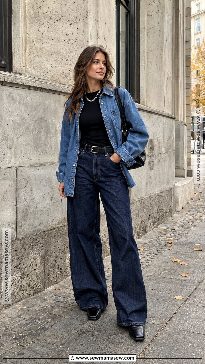 Berlin Autumn Denim On Denim Outfit - 20 berlin outfit autumn ideas