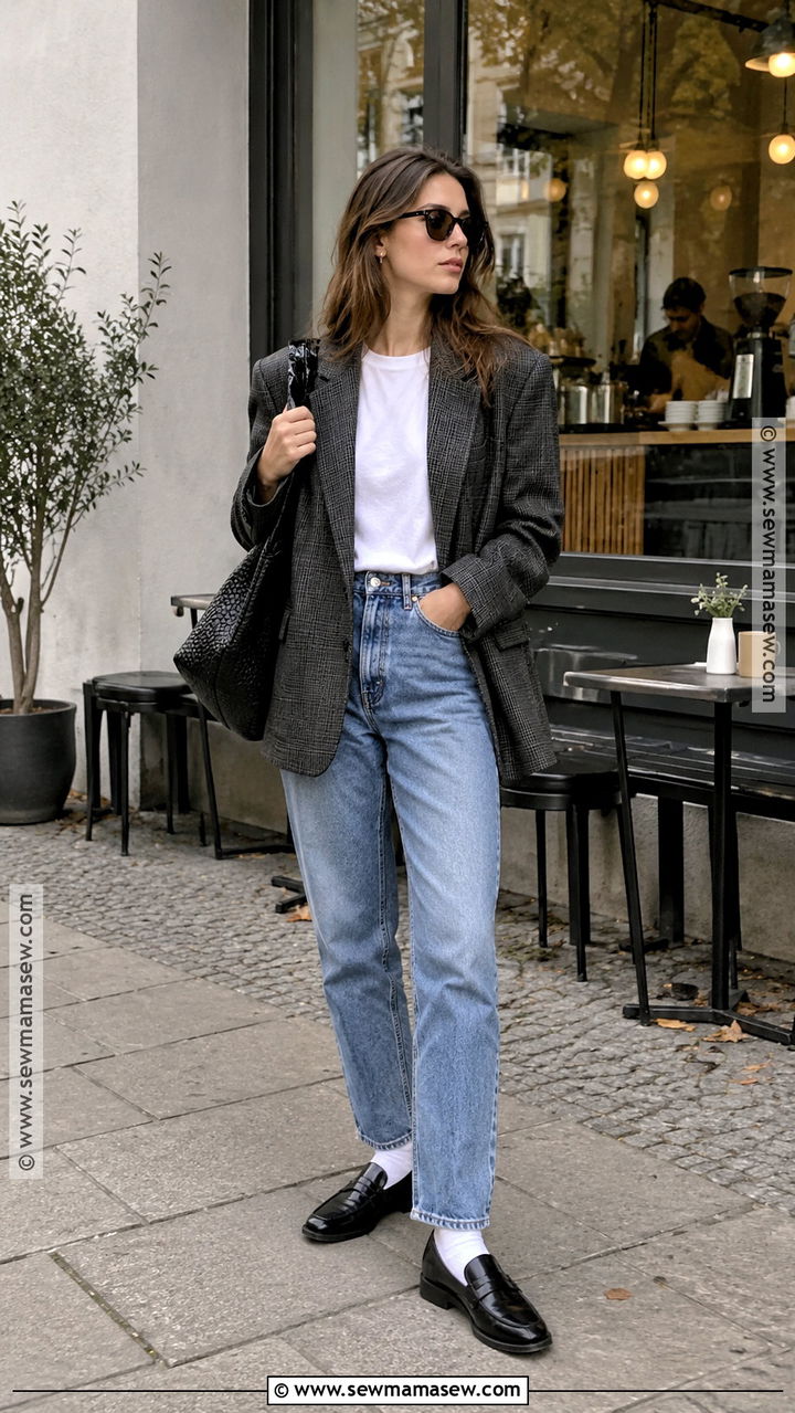 Berlin Autumn Oversized Blazer And Jeans Outfit - 20 berlin outfit autumn ideas