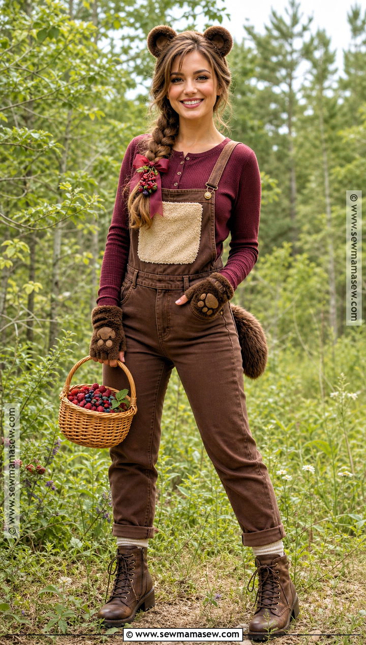 Berry Picking Brown Bear Costume - 30 Brown Bear Costume Ideas