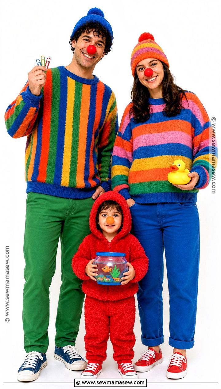 Bert Ernie And Elmo Family Of Three Costume - 30 sesame street costume ideas