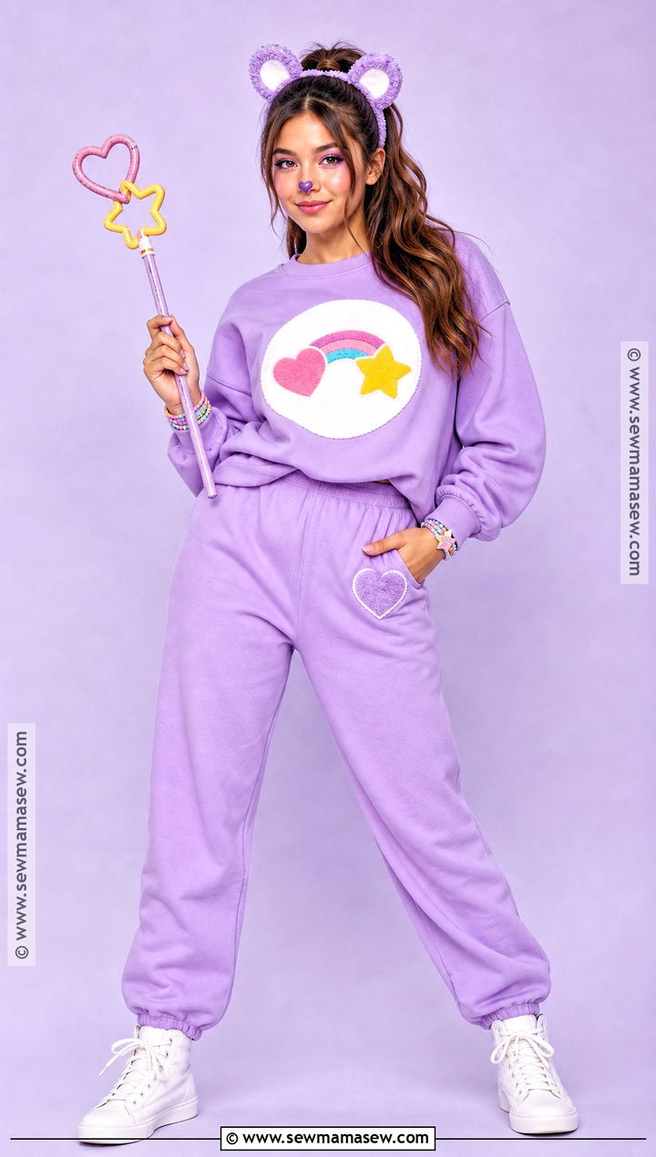 Best Friend Bear Costume With Heart And Star Badge - 30 care bears halloween costume ideas