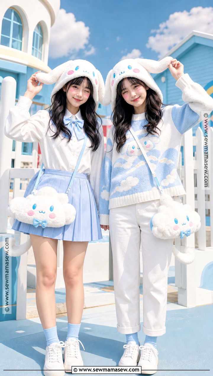 Best Friends Matching Cinnamoroll Costumes - 30 cinnamoroll costume ideas