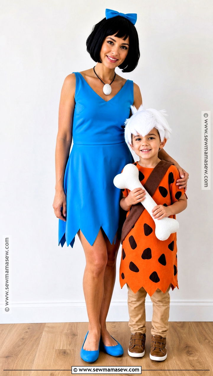 Betty And Bamm Bamm Mother Son Costume - 30 bam bam costume ideas