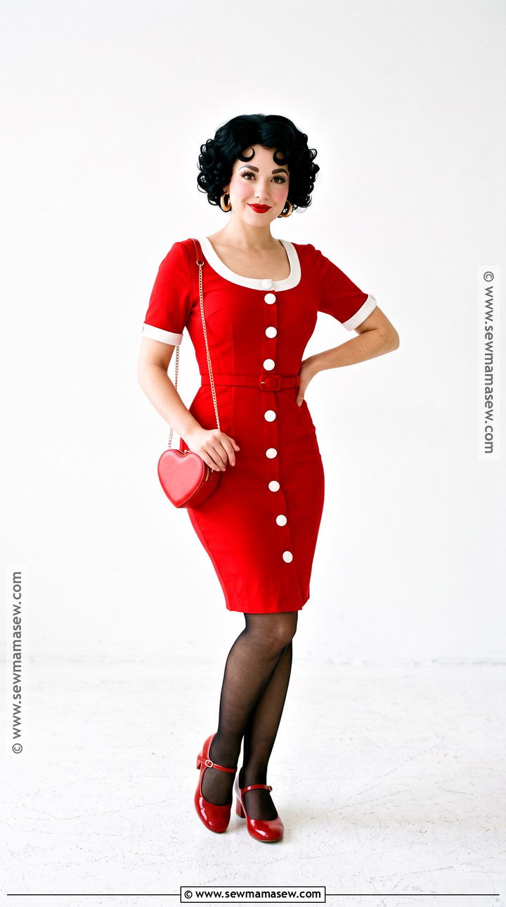 Betty Boop Costume - 30 red dress halloween costume ideas