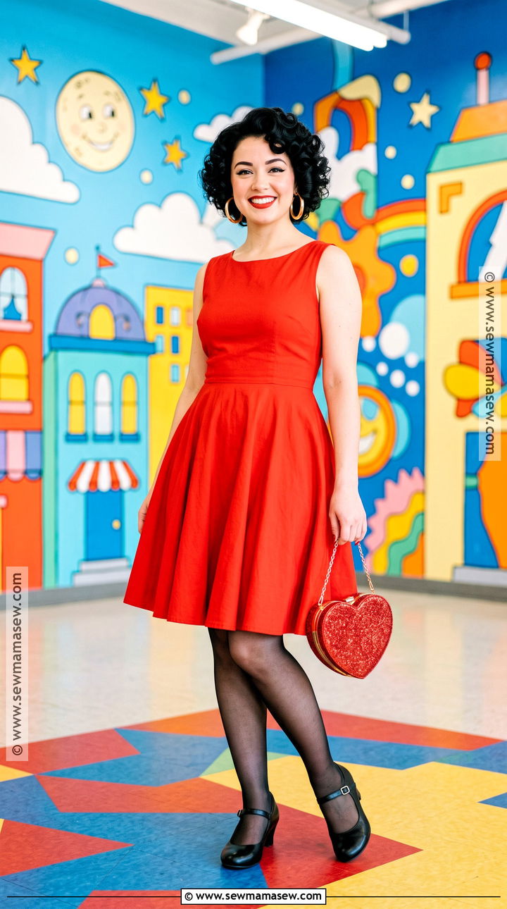 Betty Boop Costume With Red Dress - 30 short hair costume ideas halloween