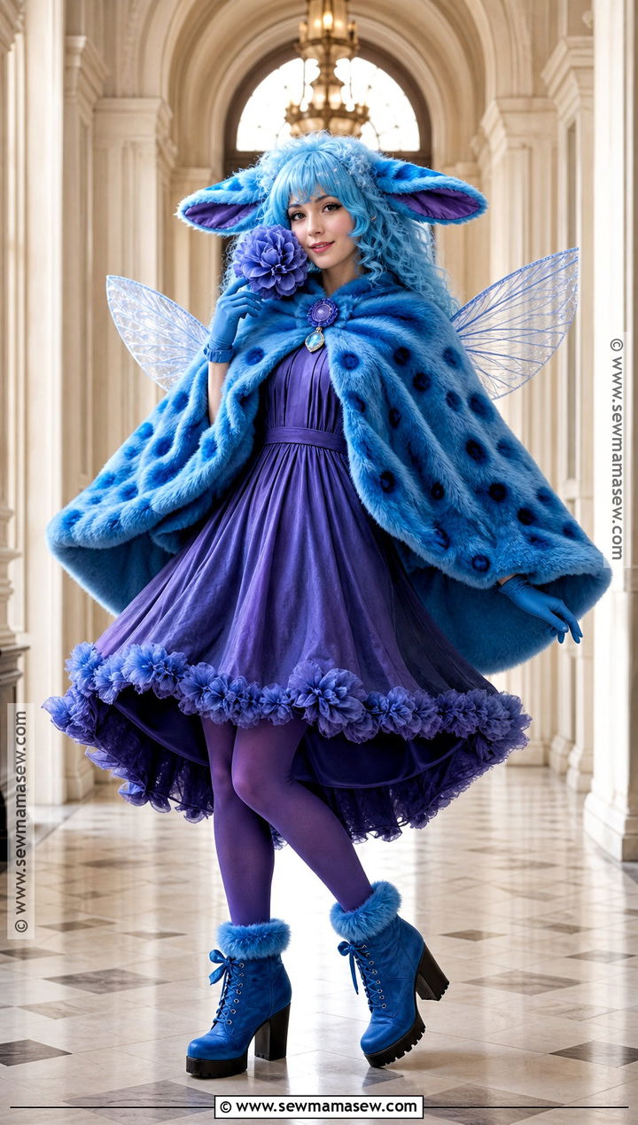 Bibble Costume With Blue Cape - 30 Bibble Halloween Costume Ideas