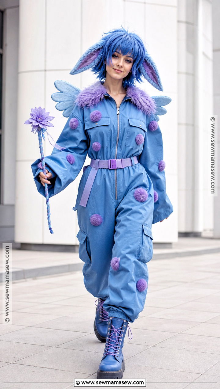 Bibble Costume With Blue Jumpsuit - 30 Bibble Halloween Costume Ideas