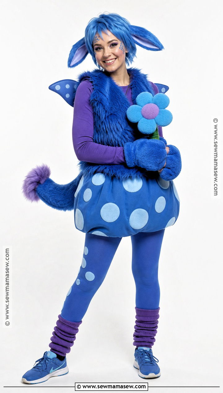 Bibble Costume With Face Paint - 30 Bibble Halloween Costume Ideas