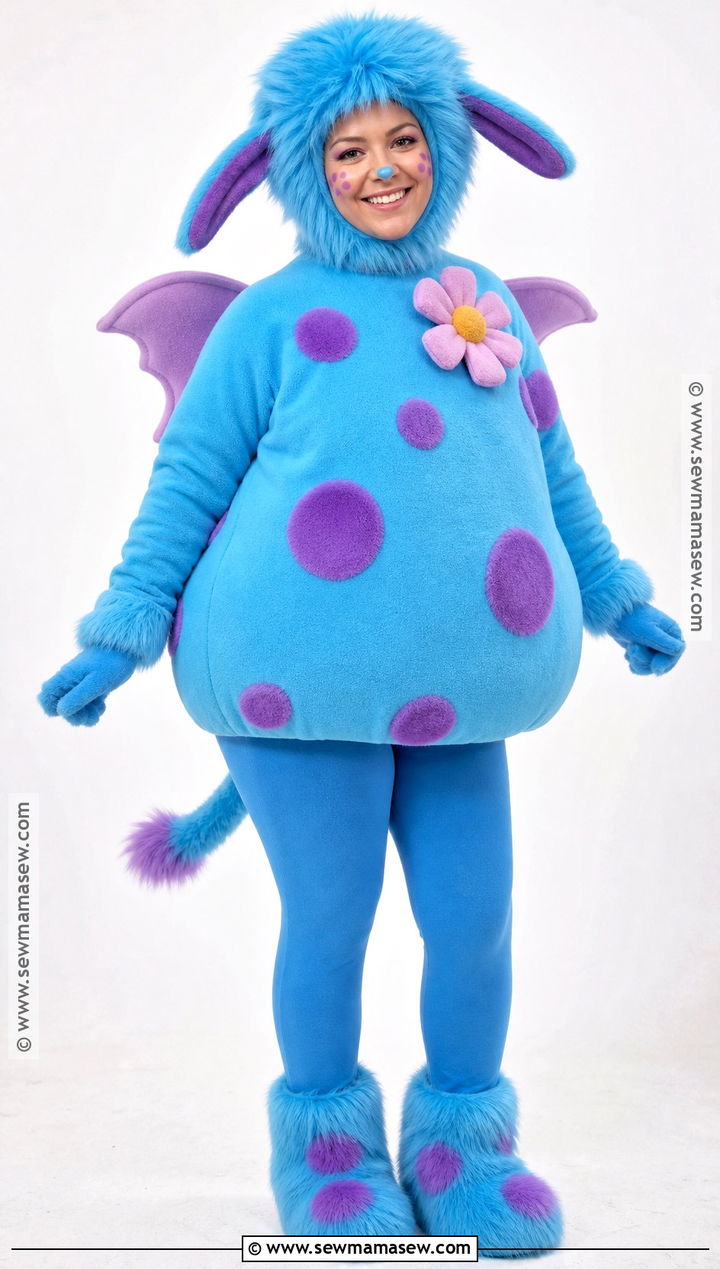 Bibble Mascot Costume With Padded Tunic - 30 Bibble Halloween Costume Ideas