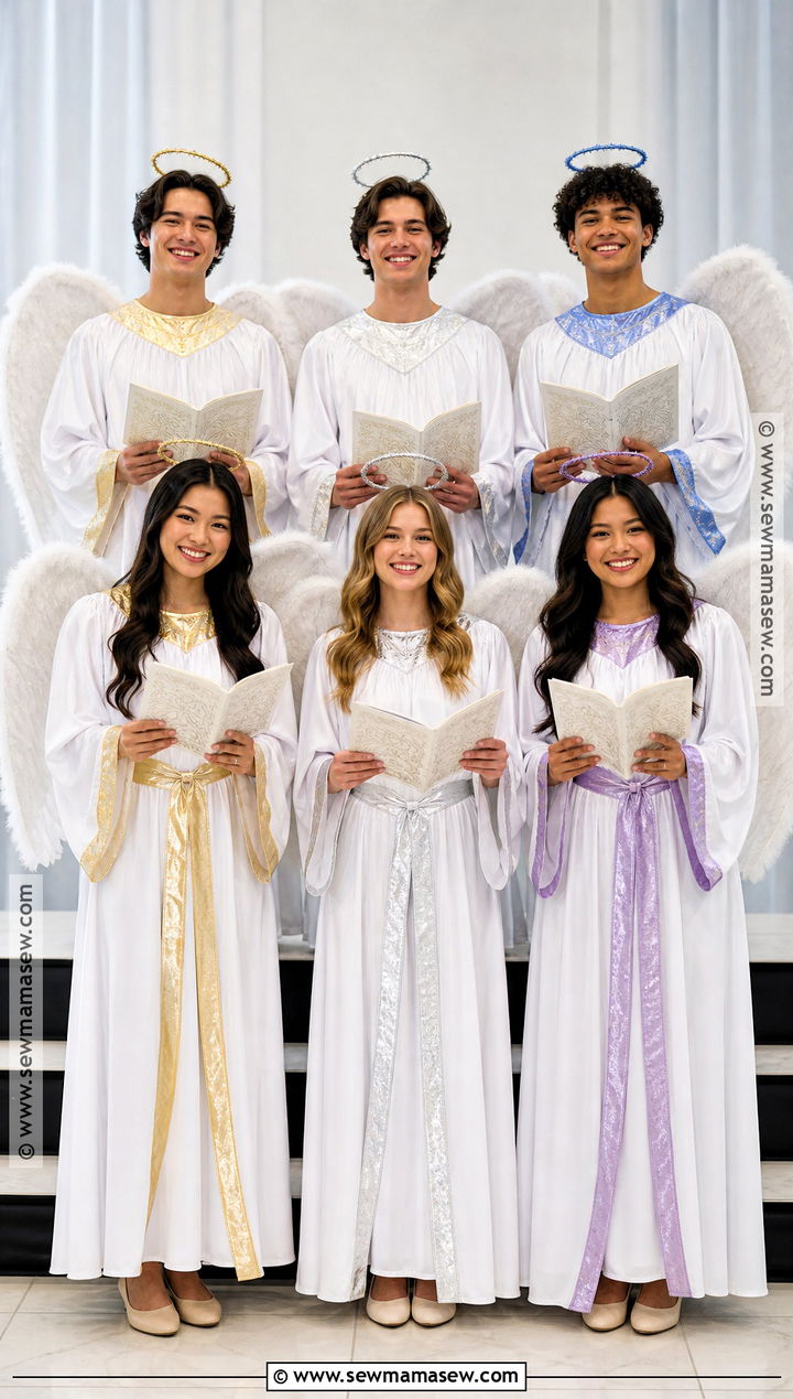 Biblical Angel Choir Group Costume - 30 Biblical Angel Costume Ideas