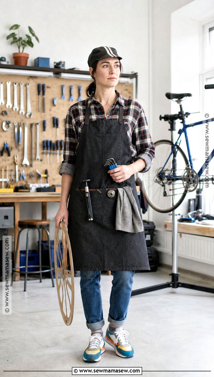 Bicycle Mechanic Costume With Apron - 30 mechanic costume ideas