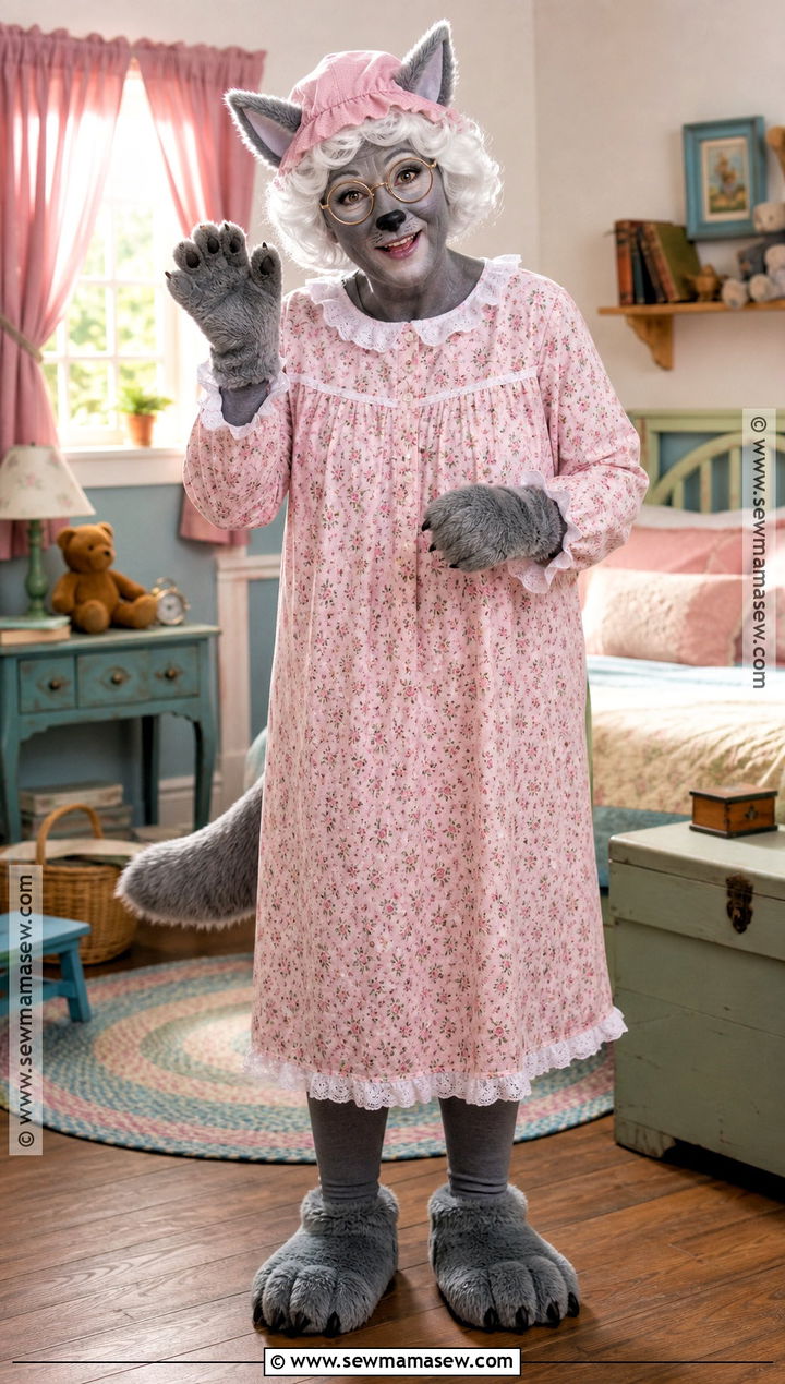 Big Bad Wolf Costume With Pink Dress - 30 shrek characters costumes