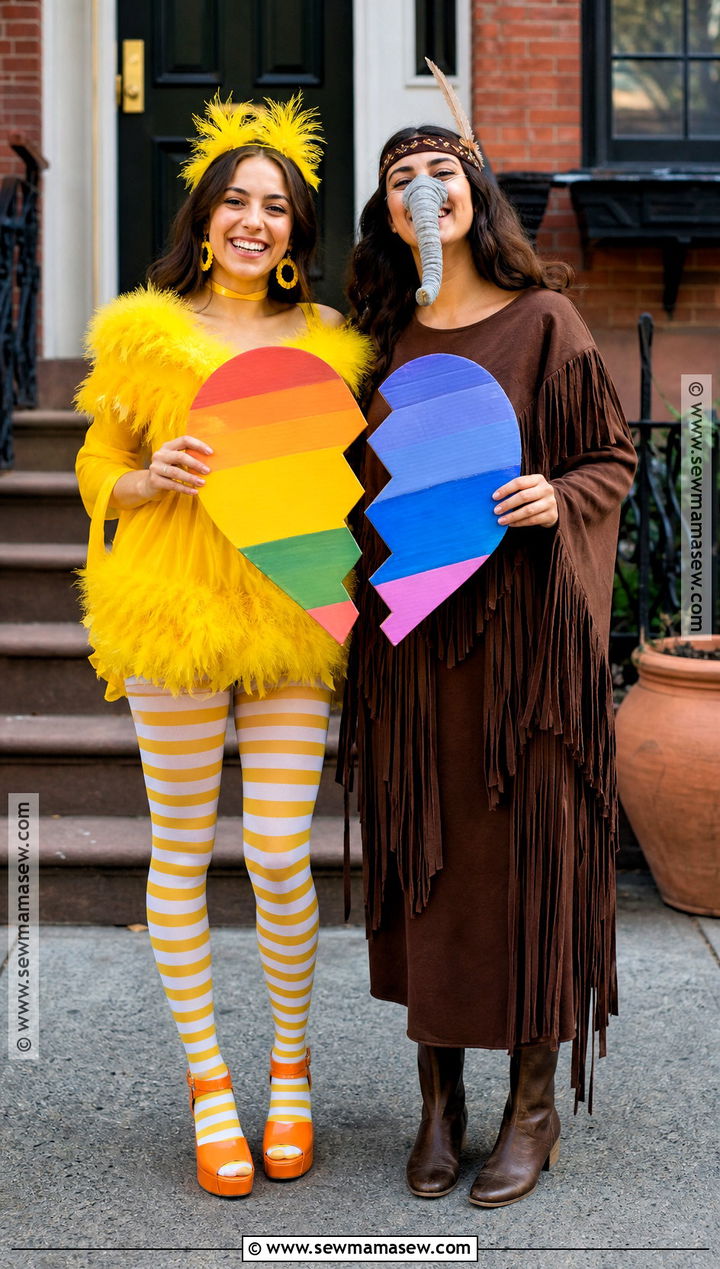 Big Bird And Snuffy Best Friend Costume - 30 sesame street costume ideas