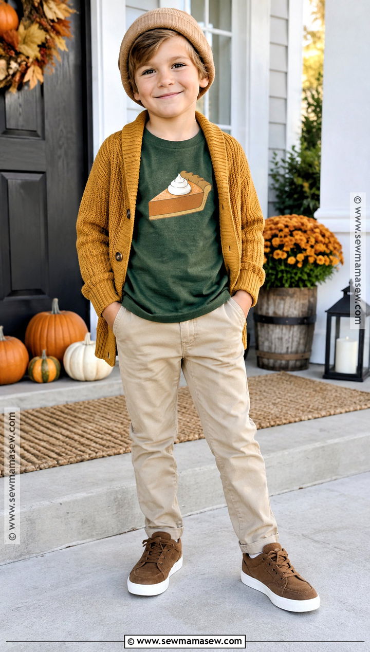 Big Brother Pumpkin Pie Shirt Outfit - 15 big brother thanksgiving shirt ideas