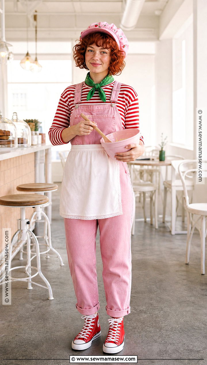 Big City Baker Strawberry Shortcake Costume - 50 strawberry shortcake costume ideas