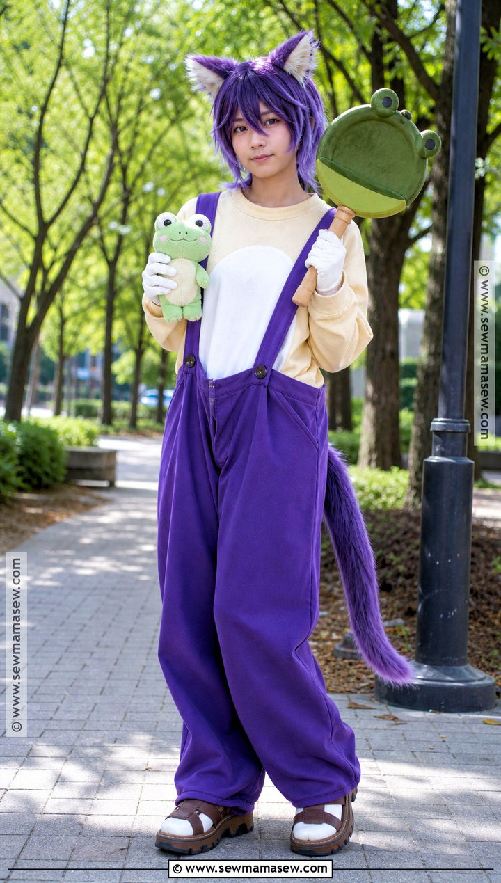 Big The Cat Cosplay With Purple Overalls - 40 sonic cosplay ideas