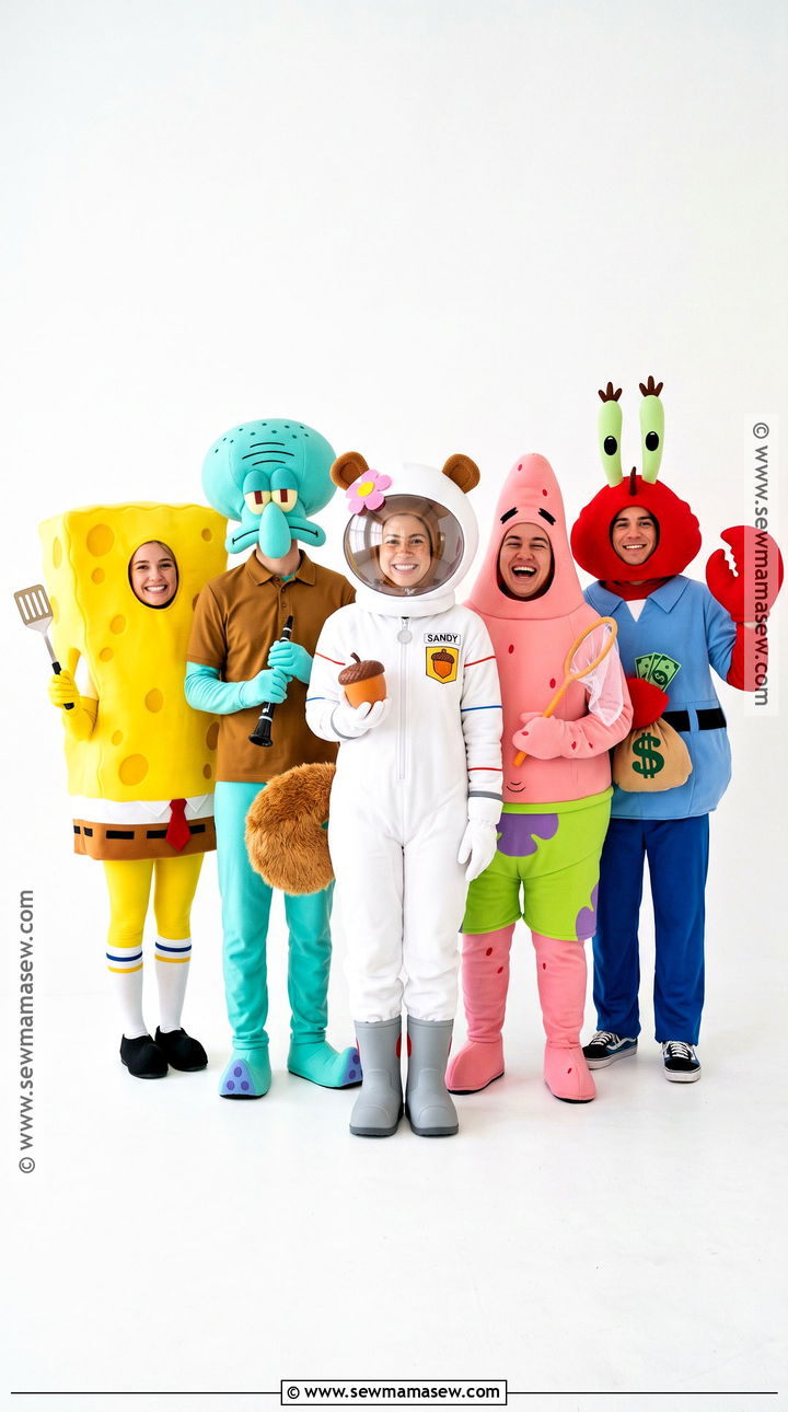 Bikini Bottom Group Costume With Sandy - 30 sandy spongebob costume ideas