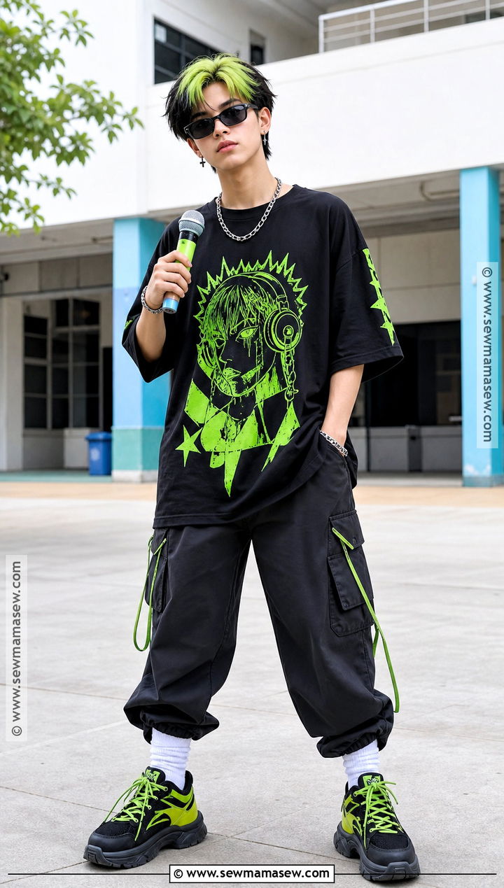 Billie Eilish Oversized Streetwear Costume - 30 celebrity costumes spirit week