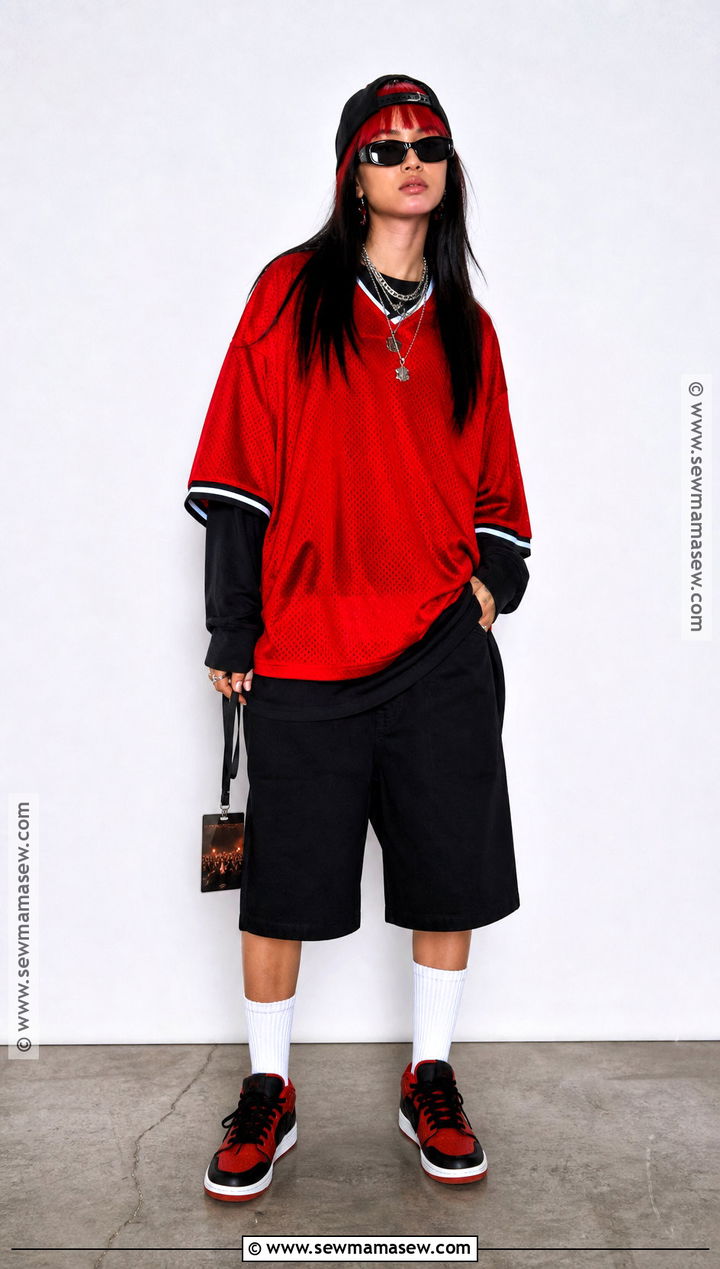 Billie Eilish Red Roots Jersey Costume - 30 billie eilish halloween costume ideas
