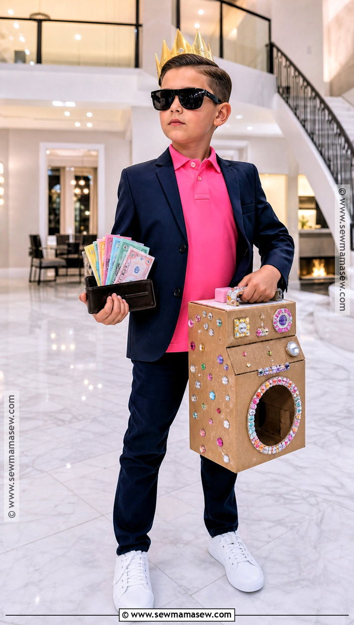 Billionaire Boy Costume With Play Money - 30 world book day costumes for boys