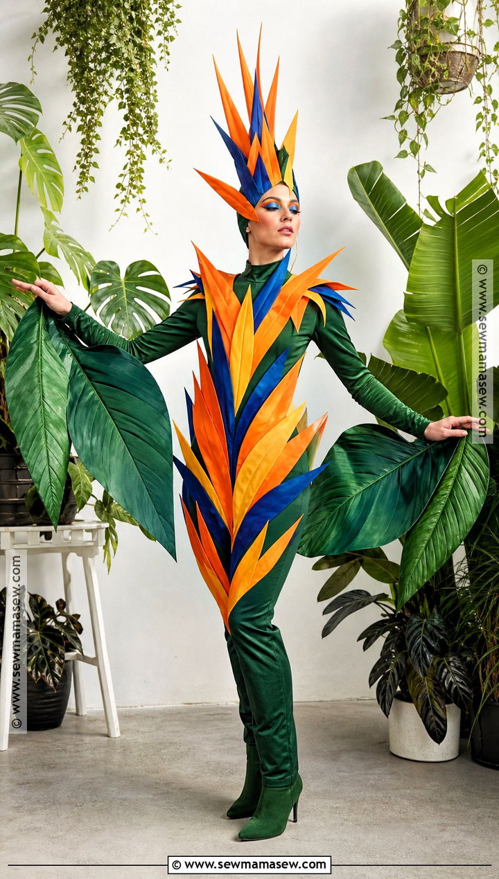 Bird Of Paradise Flower Costume - 30 tropical costume ideas