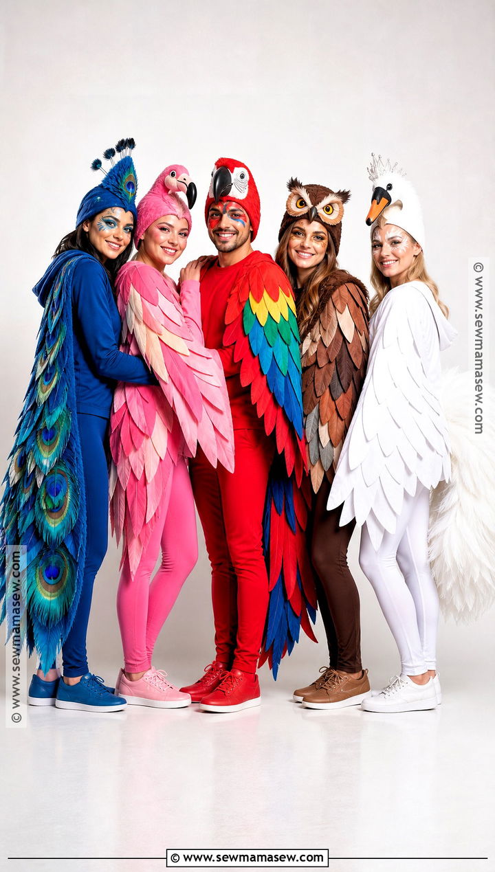 Birds Of A Feather Group Costume - 30 bird halloween costume ideas