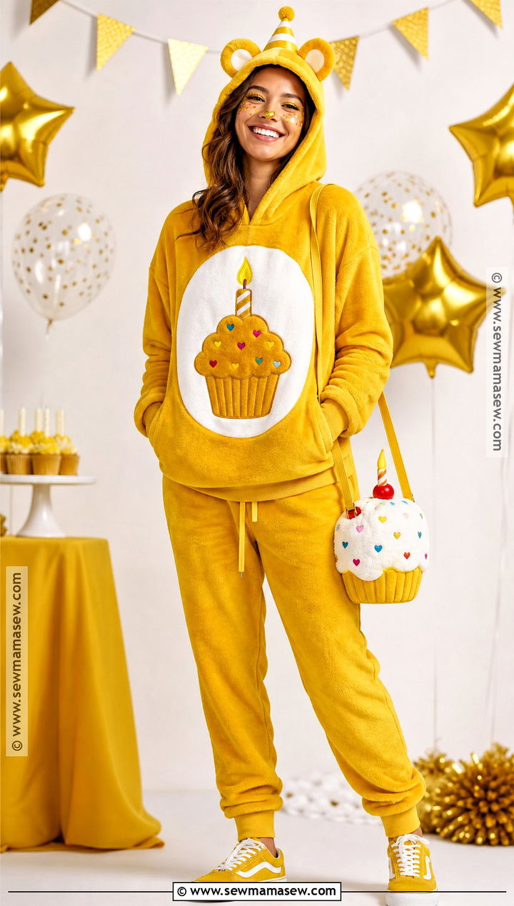 Birthday Bear Costume With Cupcake Badge - 30 care bears halloween costume ideas